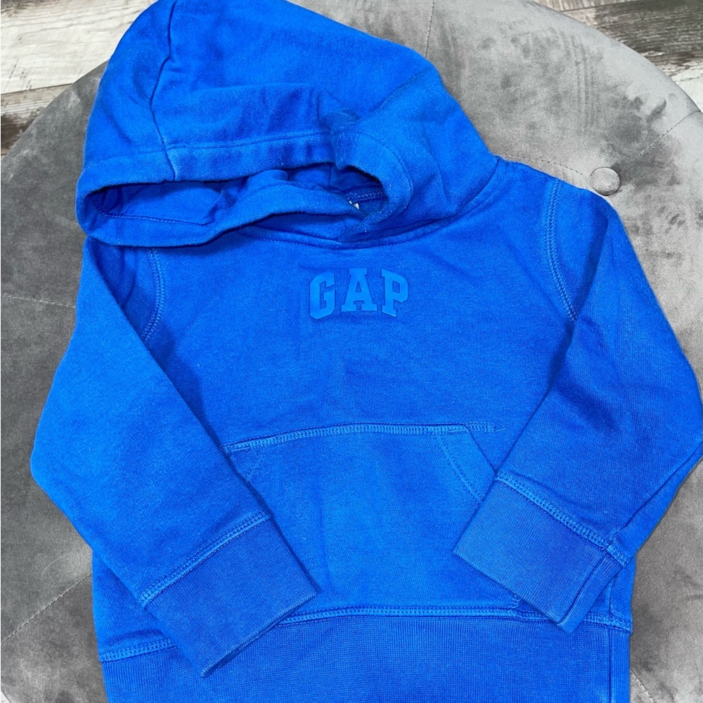 Gap Sweatshirt Hoodie Boys 3T Royal Blue.